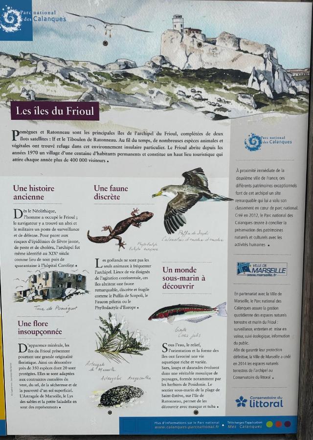 Ile Du Frioul, La Daurade Du Frioul, Marseille Διαμέρισμα Εξωτερικό φωτογραφία